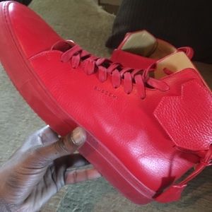 Buscemi Red High Tops